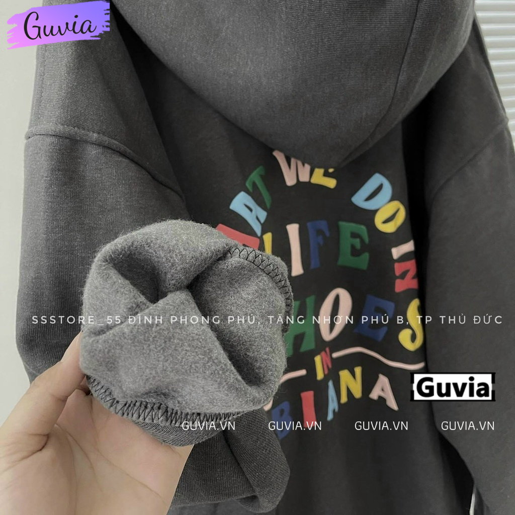 Áo Hoodie CBIANA Nam Nữ Ulzzang Unisex Áo Khoác Nỉ Dây Kéo Form Rộng GUVIA