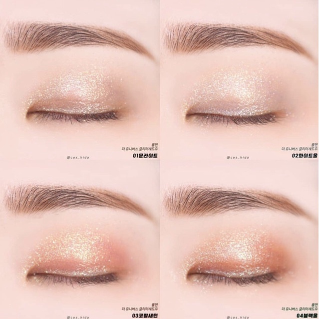 (CAM KẾT AUTH) Phấn Nhũ Mắt lấp lánh Romand The Universe Glitter Shadow