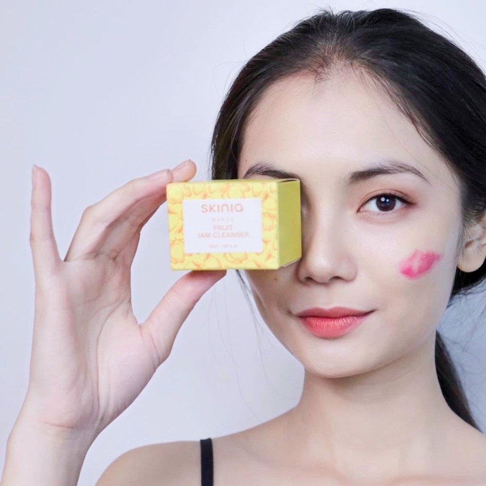 Rửa mặt &amp; Tẩy trang trái cây dạng mứt SKINIA FRUIT JAM CLEANSER GomiMall