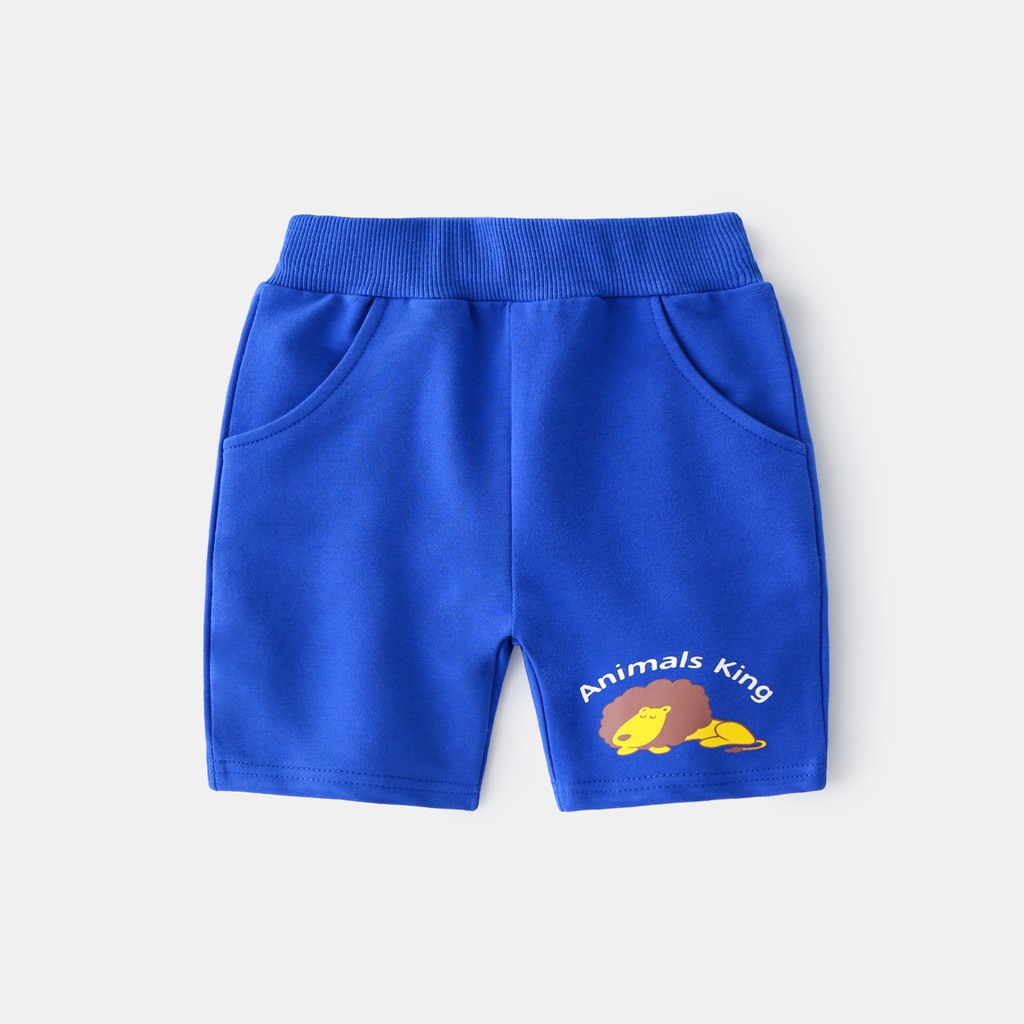 Quần short cho bé trai WELLKIDS quần đùi cho bé dáng thể thao chất cotton hàng xuất Âu Mỹ