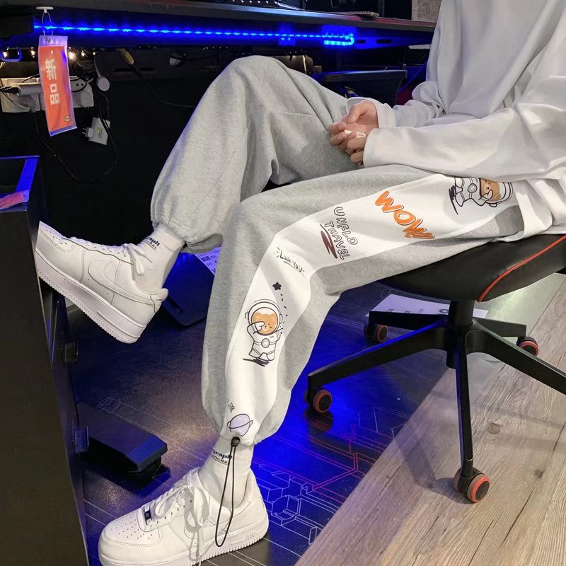 Quần Dài Thể Thao In Hình Phi Hành Gia Thời Trang Mùa Hè Mới 2023 Size S-3XL