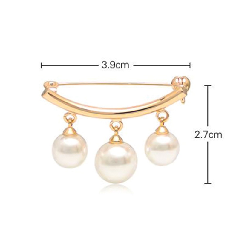 Ghim cài áo đính ngọc trai giả thời trang Hàn Quốc