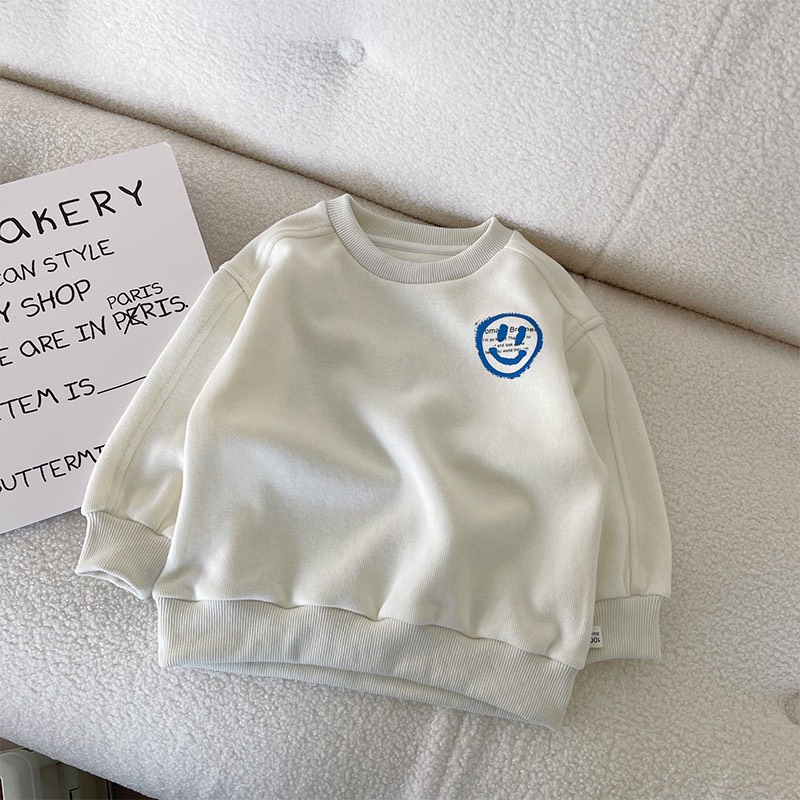 Áo sweater mặt cười cho bé A849