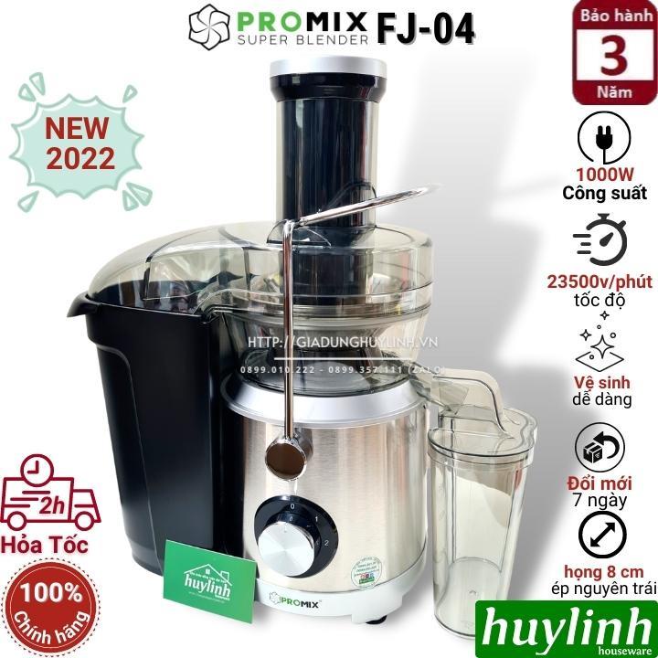 Máy ép trái cây tốc độ nhanh Promix FJ-04 - 1000W - Bảo hành chính hãng 3 năm