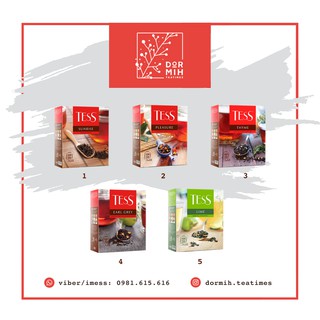 Trà nhúng túi lọc TESS TEA - hộp 100 gói thiếc siêu tiết kiệm