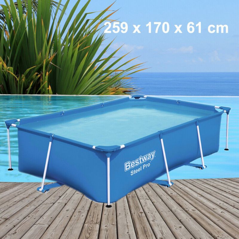 Bể Bơi Lắp Ghép bestway 2.6mx1.7mx61cm