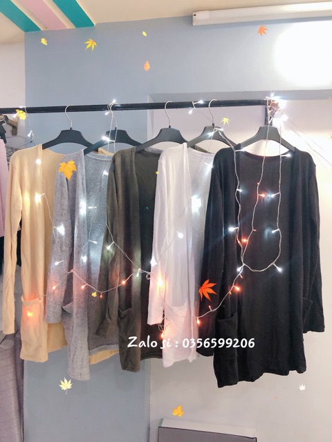 ÁO KHOÁC LEN CARDIGAN KHOÁC NHẸ FOM DÀI HÌNH THẬT 100% 💐💐💐 | BigBuy360 - bigbuy360.vn