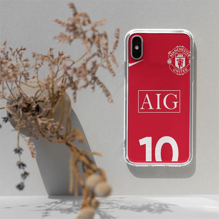 Ốp lưng số áo 10 của Wayne Rooney CLB Manchester United cho Iphone 5 6 7 8 Plus 11 12 Pro Max X Xr FOO20210210