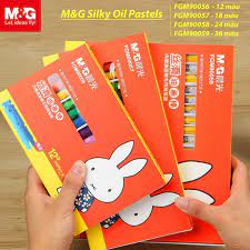 Bút sáp dầu M&amp;G, FGM90056 - 12 màu/ 18 màu/ 24 màu/ 36 màu Miffy Chính hãng