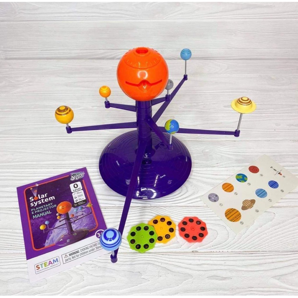 Bộ chiếu bóng hệ mặt trời - Solar System - Đồ chơi sáng tạo cho bé
