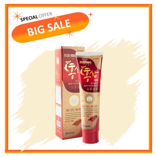 [Rẻ vô địch]-Kem Đánh Răng Hồng Sâm Nano Hàn Quốc