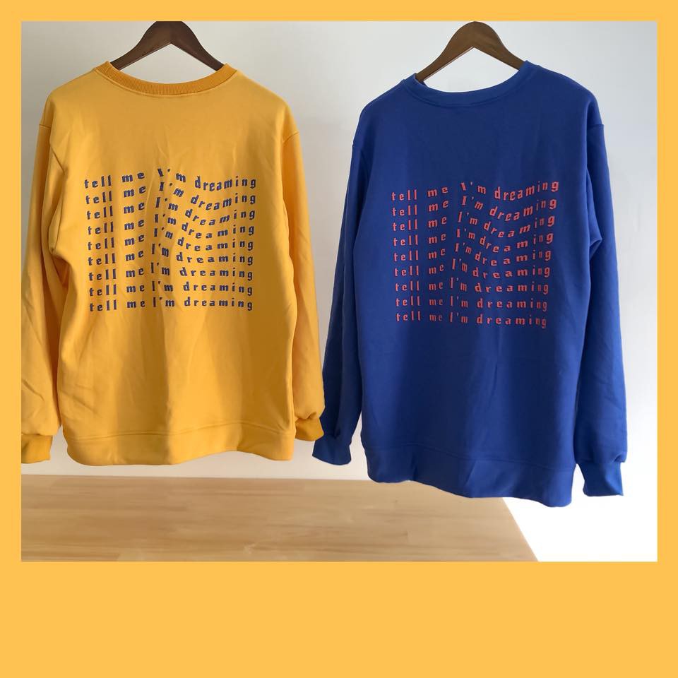 Áo nỉ sweater YAYSHOP unisex nam nữ in chữ Dreamming