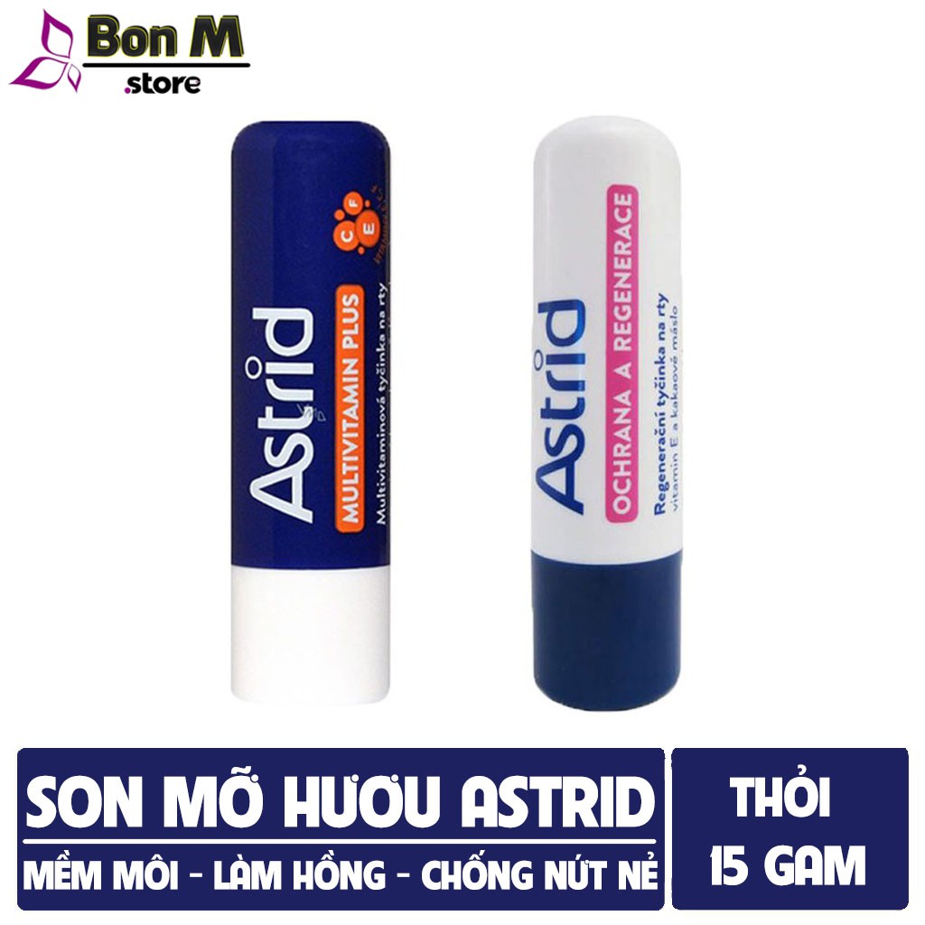 Astrid ⚡FREESHIP⚡ Son Dưỡng Môi Mỡ Hươu Astrid Lip Balm - Full Size