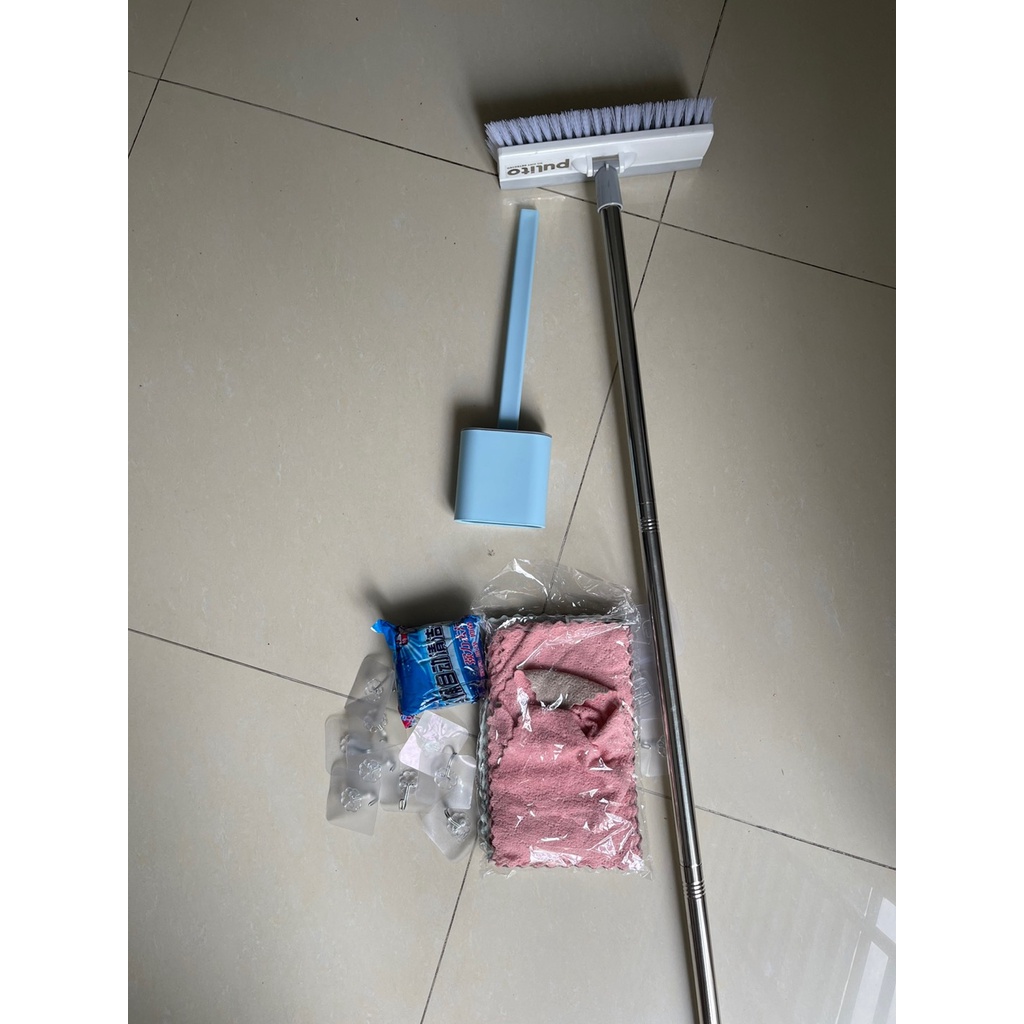 Chổi Cọ Toilet Silicon Kèm Hộp Đựng, Cây Cọ Bồn Cầu Vệ Sinh Toa-Lét Phòng Tắm Siêu Sạch PT-CVS