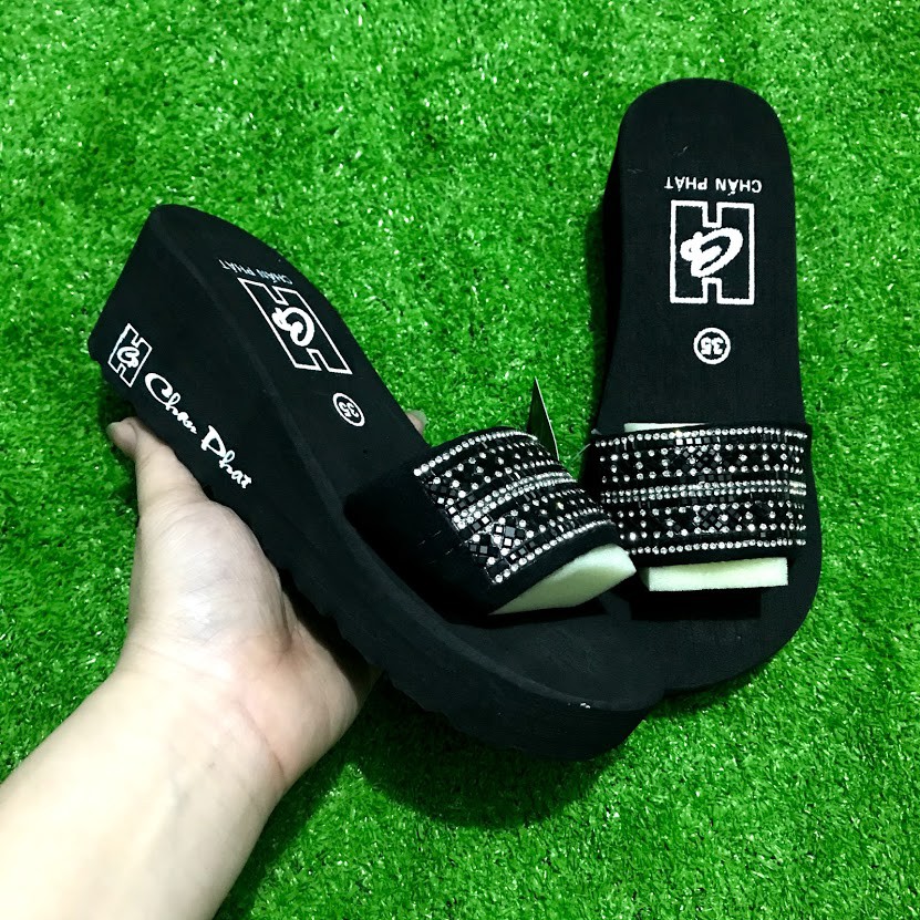 Dép xốp quai ngang cao 5p 7p MSG85