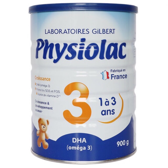 Sữa Bột Physiolac số 3 900g