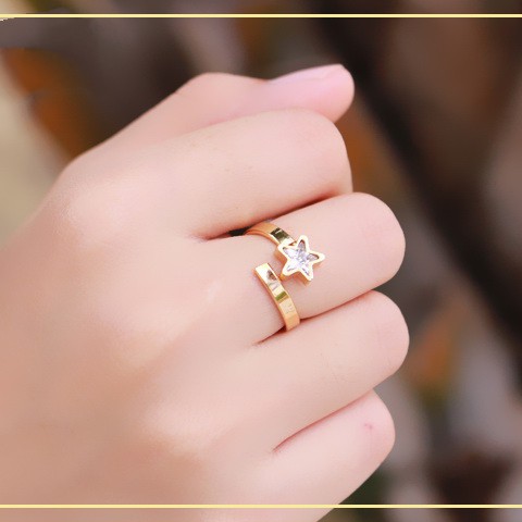 Combo Dây chuyền và nhẫn ngôi sao