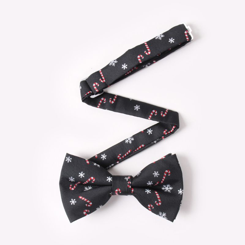 Cà Vạt Nơ In Họa Tiết Hoho Màu Đỏ Dùng Hóa Trang Mừng Năm Mới / Tiệc Cưới / Giáng Sinh