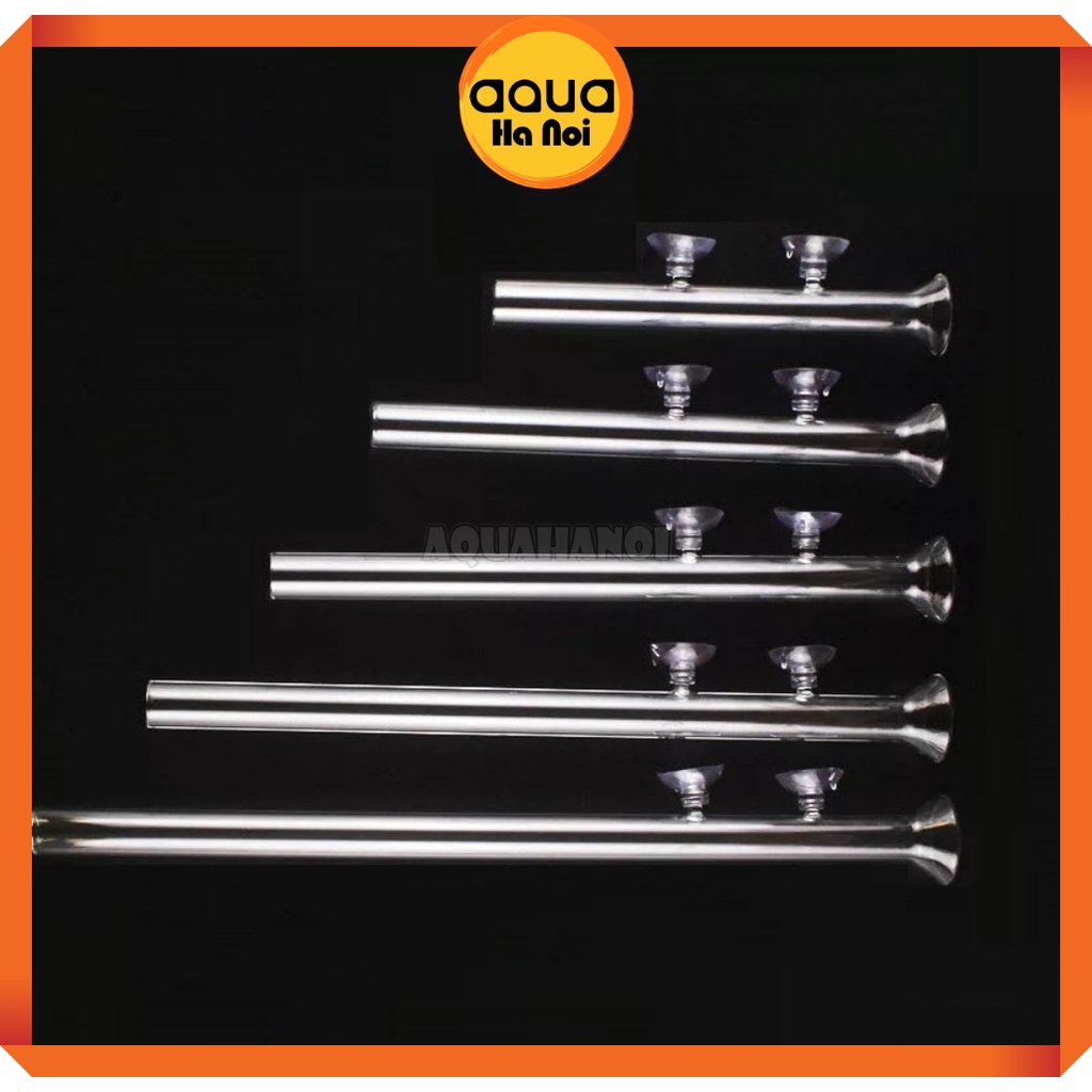 Ống thủy tinh cao cấp cho cá tép ăn - hạn chế sán, bọ nước - dài 25/30/40 cm