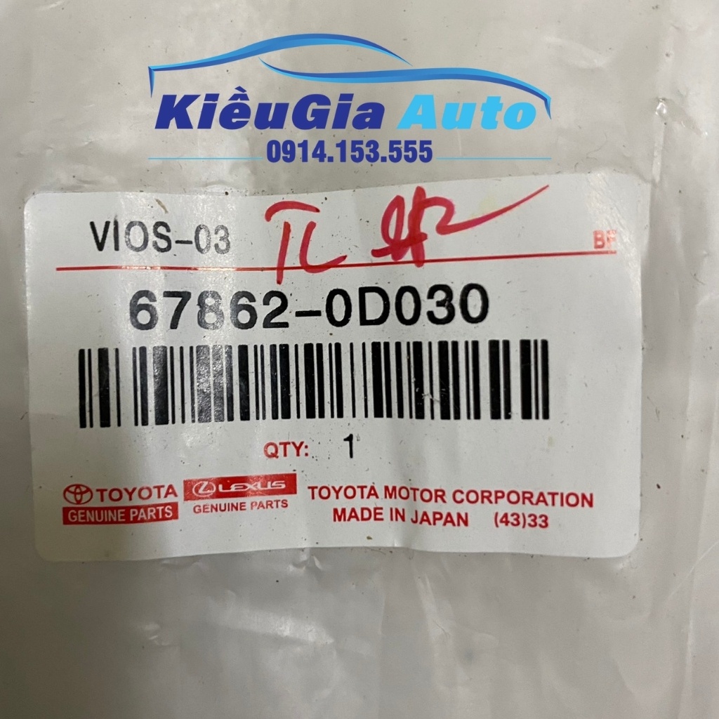 Gioăng cánh cửa Toyota Vios 2003-2020