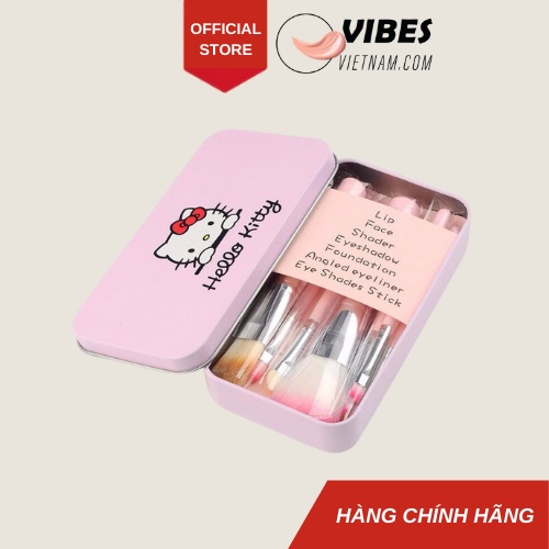 Bộ Cọ Hello Kitty Trang Điểm Chuyên Dụng 7 Cây Full Box vibesvietnam