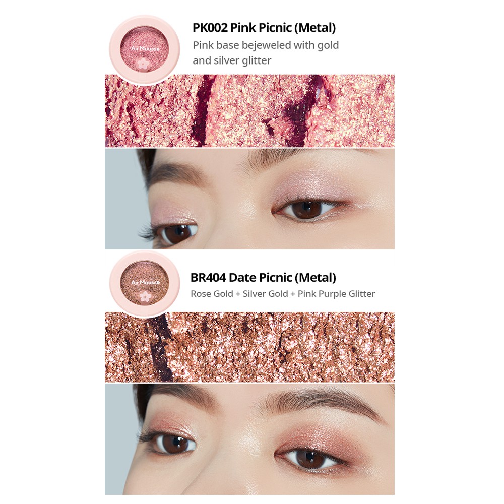 Phấn Mắt  Air Mousse Eyes Blossom Picnic Full Bảng Màu