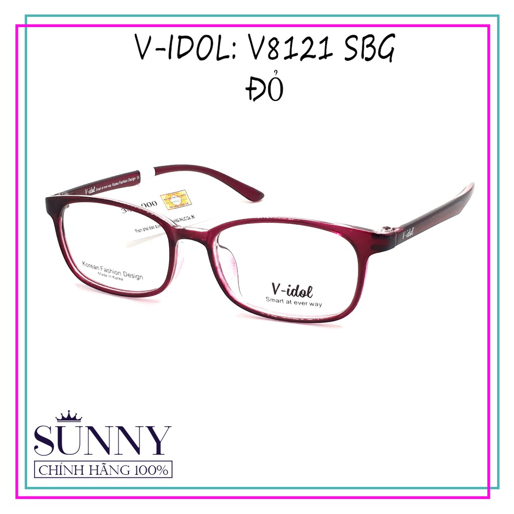 V8121 gọng kính V-idol chính hãng, thiết kế dễ đeo bảo vệ mắt