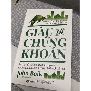 Sách - Giàu Từ Chứng Khoán - AlphaBooks