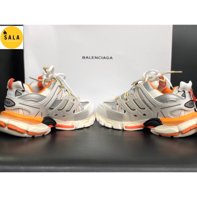 LX Batch Balenciaga Track White Orange Chanz Sneakers