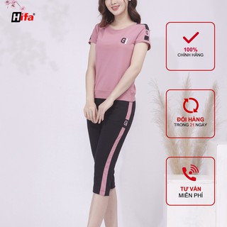 Đồ bộ nữ cộc tay quần lửng bộ mặc nhà trẻ đẹp chất cotton xịn mềm mại, mát mẻ, mặc mùa hè [ Hifa Z33 ]