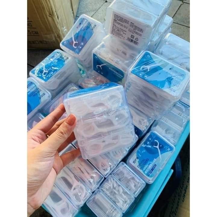 Hộp 50 tăm chỉ nha khoa