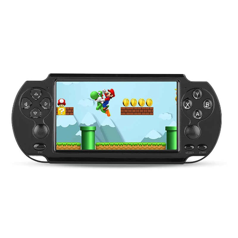 Máy chơi game đa năng 9in1 PSP X9 Plus - bộ nhớ 16Gb Đen - Chơi PSP/ GBA/ GBC/ Nes - Kèm thẻ nhớ 16Gb + Đầu đọc thẻ