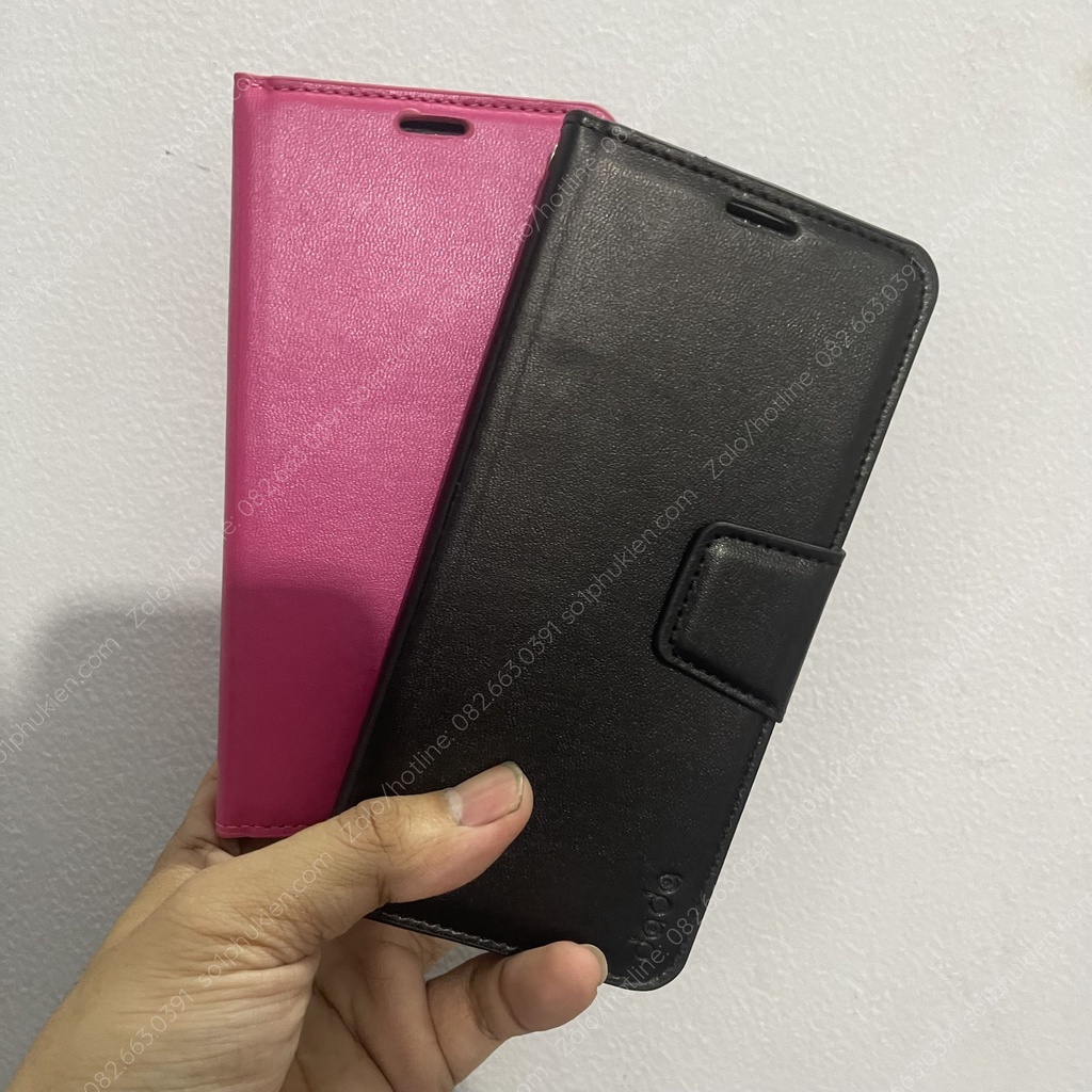 Bao da(ốp lưng nắp gập) Redmi note 11 4G/ Redmi note 11s(hàng chính hãng VN)da cao cấp, có ngăn đựng thẻ, chống xem phim