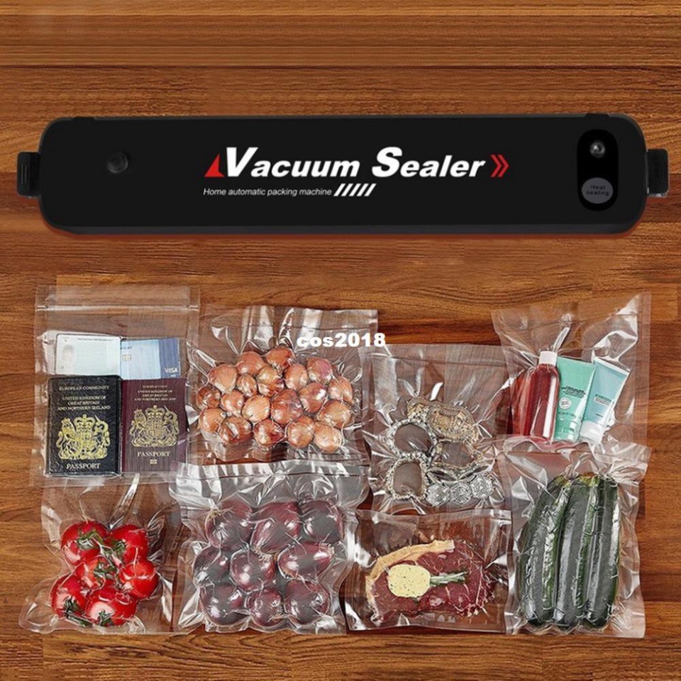 Máy Hút Chân Không Gia Đình Vacuum Sealer, Máy Hút Chân Không Kiêm Máy Hàn Miện Túi, Cực Hiệu Quả