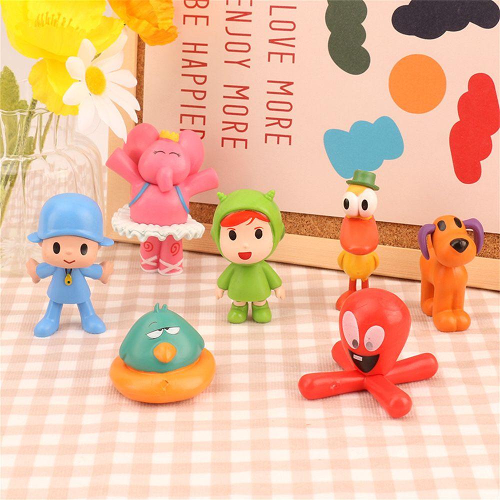 Mô Hình Nhân Vật DARNELL Pocoyo Hoạt Hình Trang Trí Bánh Kem