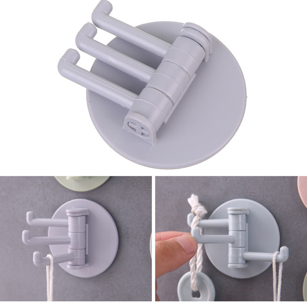 Giá treo đồ 3 móc dán tường tiện dụng