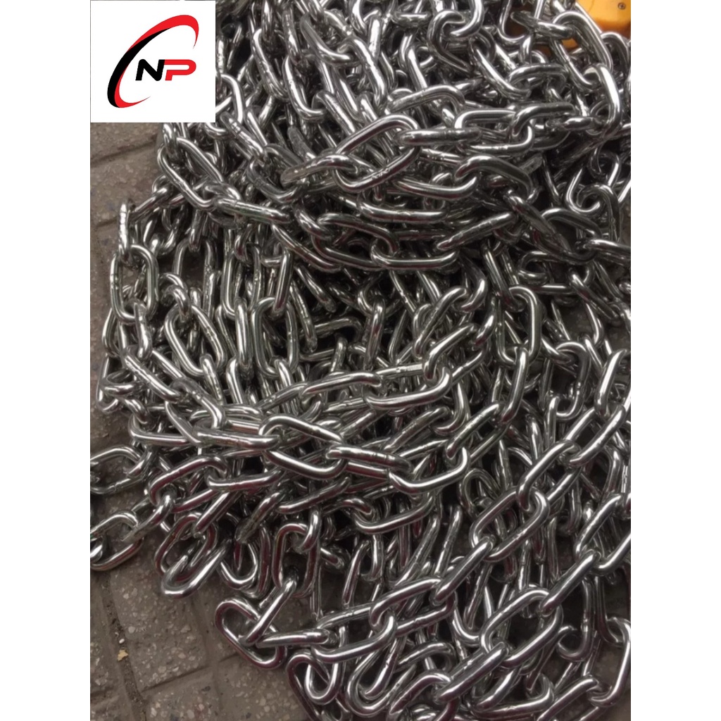 Dây Xích INOX 304 chuẩn xịn 3mm.Kimkhinhatphat
