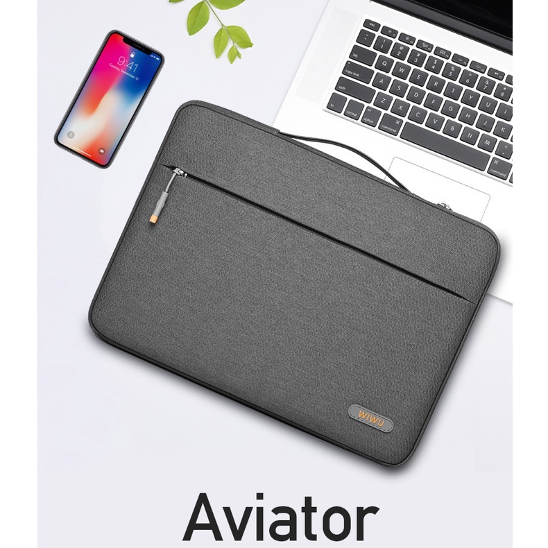 Túi chống sốc, bảo vệ laptop, Macbook cao cấp wiwu.