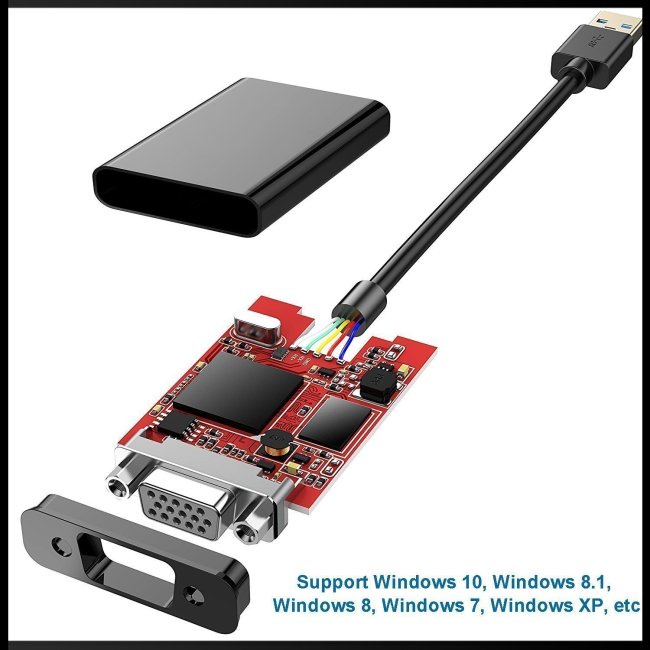 Bộ Chuyển Đổi USB 3.0 Sang VGA Video Card Đồ Họa Cho PC Laptop