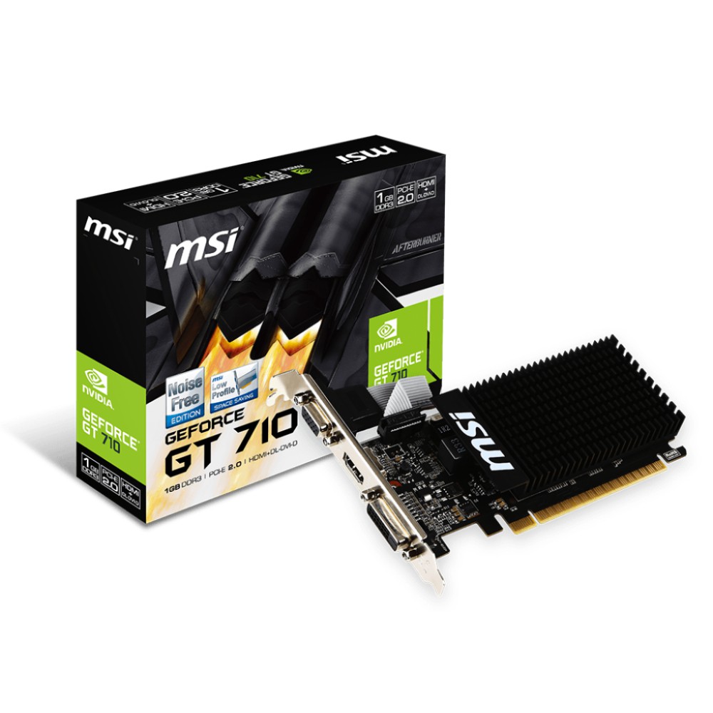 Card màn hình MSI GT 710 1GD3H LP mới