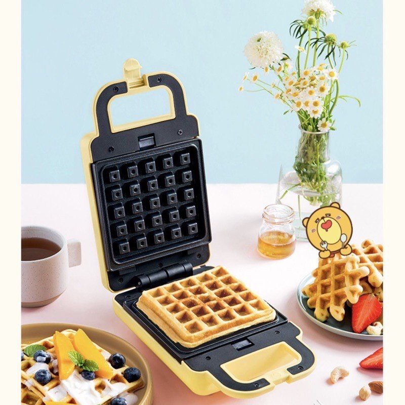 [BH 12 Tháng] Máy Nướng Bánh Mì Kẹp Nướng Bánh Sandwich Làm Bánh Waffle, Rán Trứng Xúc Xích Bear DBC-P06N2