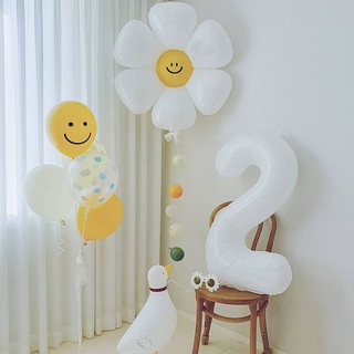 Bong Bóng Lá Nhôm 32 Inch Hình Hoa Cúc Trang Trí Tiệc Sinh Nhật/Đám Cưới/Sinh Nhật Cho Bé