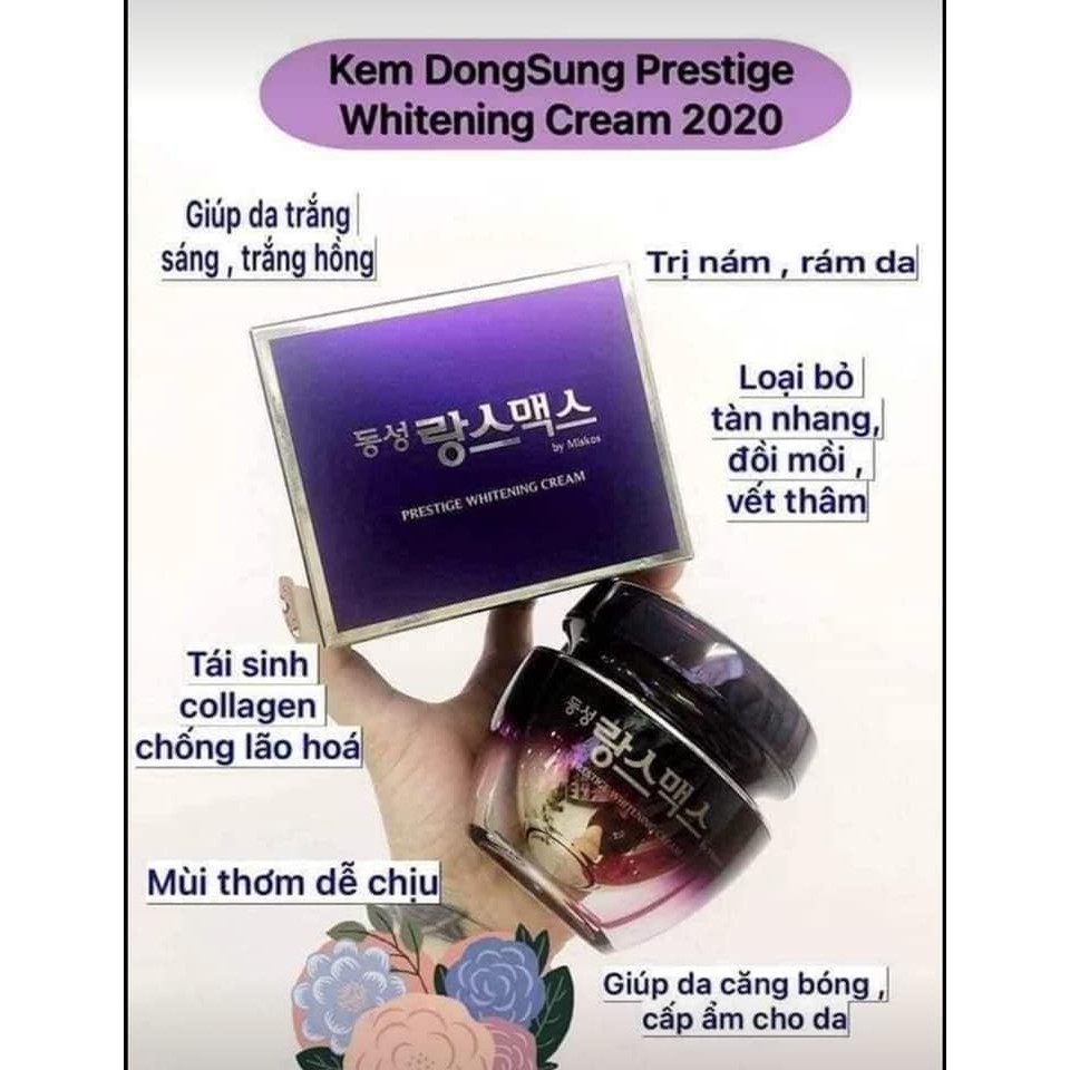 Kem Dưỡng Da Mờ Nám Dongsung Prestige Whitening Cream Hàn Quốc💖FREESHIP💖kem nám dongsung HALIN009 | BigBuy360 - bigbuy360.vn