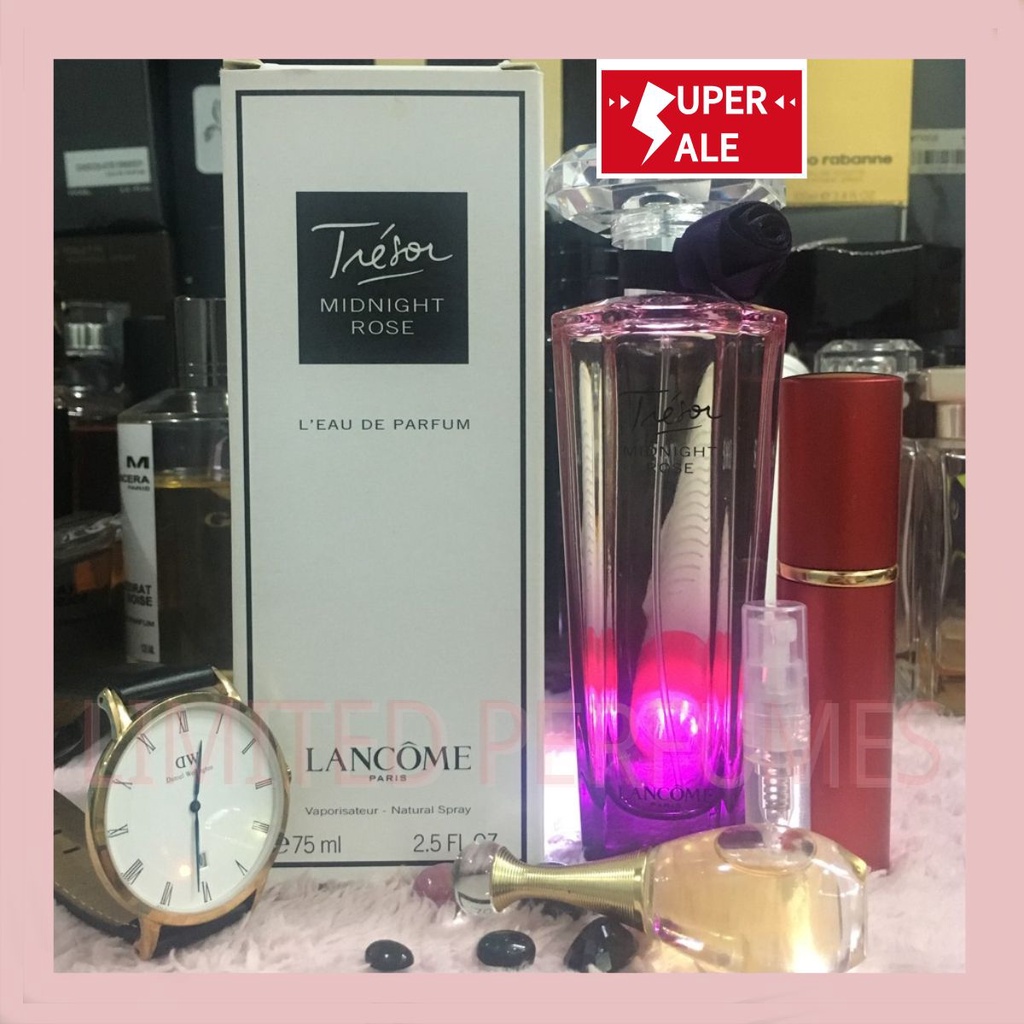 Mẫu Thử Nước Hoa Nữ Lancome Tresor Midnight Rose EDP 5ml/10ml/20ml [LimitedPerfume] | Thế Giới Skin Care