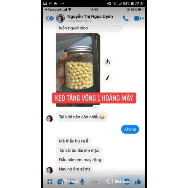 COMBO 3 HỘP KẸO TĂNG VÒNG 1+ TẶNG GÓI DÙNG THỬ 100G+ NỨỚC RỬA TAY DIỆT KHUẨN. | BigBuy360 - bigbuy360.vn