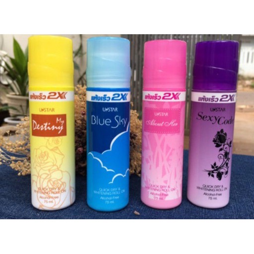 Lăn khử mùi 2x thái lan ( cam kết chuẩn loại 1, mùi thơm ) 75ml