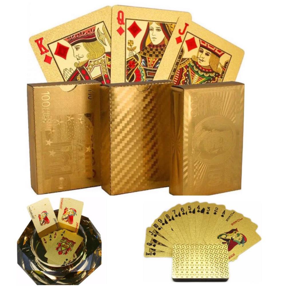 Bộ Bài Mạ Vàng 24k