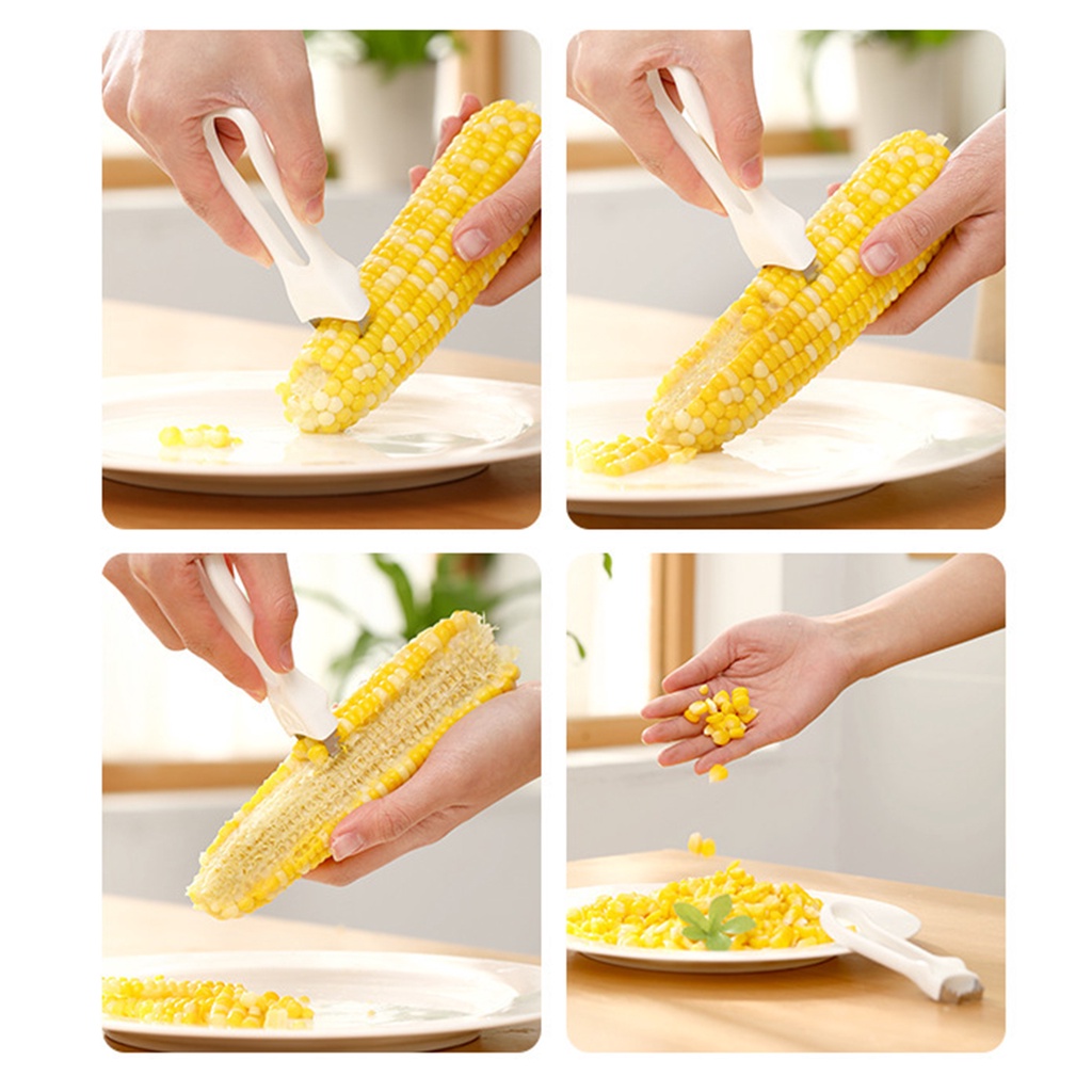 Dụng Cụ Tách Hạt Bắp Bằng Thép Không Gỉ Tiện Lợi Fenteer1