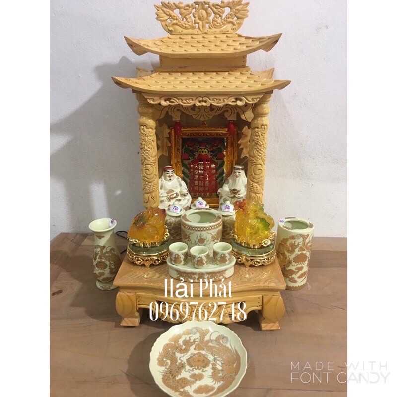 Combo Ban Thần Tài 41 Mái Chùa Hải Phát