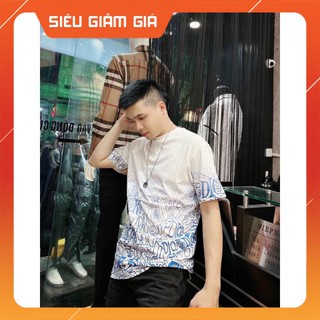 Áo thun nam DIor pha họa tiết chữ ,chất co giãn áo có đủ sz (40-75kg),áo phông nam hot trend 2021 giá siêu tốt
